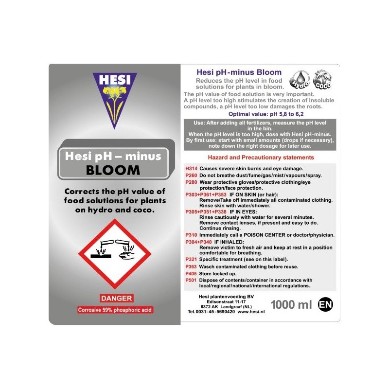 Hesi pH- Bloom 1L