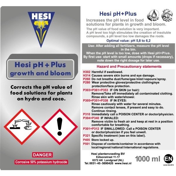 Hesi pH+ Plus 1L