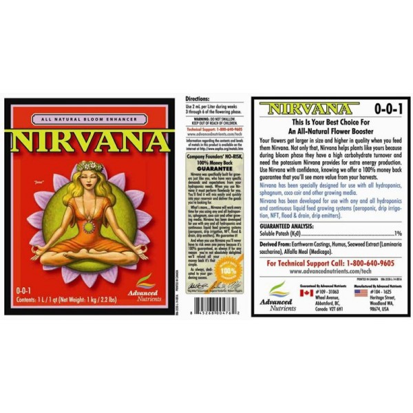 Advanced Nutrients Nirvana 1L (1000ml)