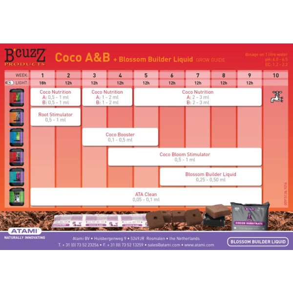Atami B-Cuzz Coco A+B 2x5L